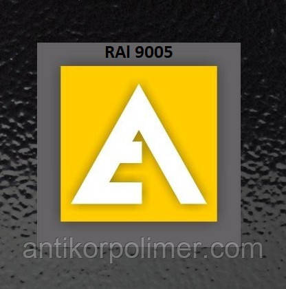 Порошкова фарба RAL 9005 шагрень (ETIKA RAL 9005 wrinkle)