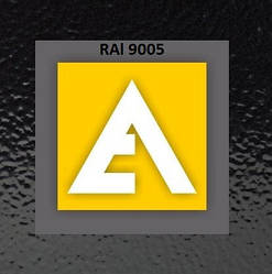 Порошкова фарба RAL 9005 шагрень (ETIKA RAL 9005 wrinkle)