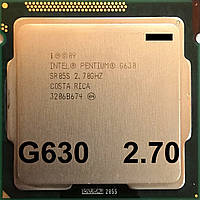 Процессор Intel Pentium G630 Q0 SR05S 2.70GHz 3M Cache 1066MHz FCLGA 1155 Б/У - МИНУС