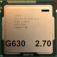 Процесор Intel Pentium G630 Q0 SR05S 2.70 GHz 3M Cache 1066MHz FCLGA 1155 Б/В - МІНУС