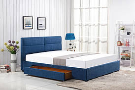 Ліжко MERIDA 160 синій Halmar