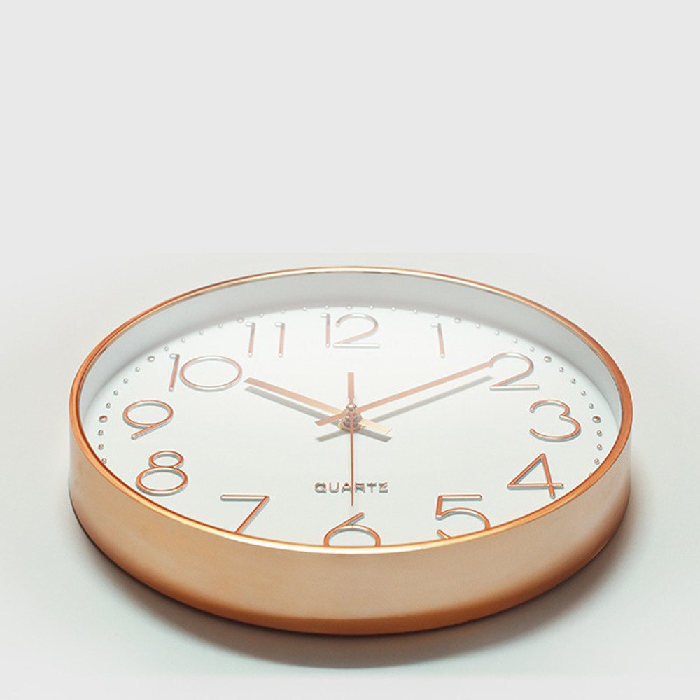 Часы настенные бесшумные Losso Premium Gold CW-30 - Белые (ID ...