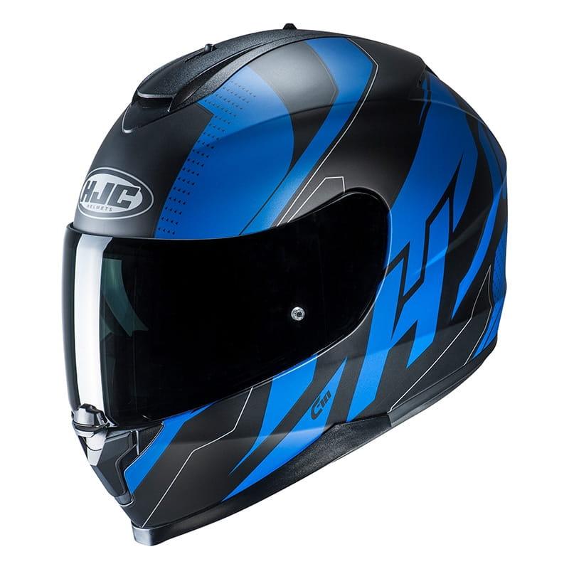 Мотошолом HJC C70 Boltas (синій)