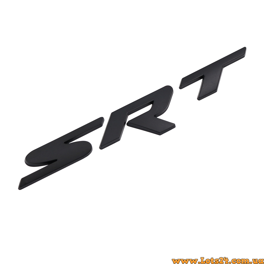 Автозначок SRT 3D-наклейка на автомобіль мотоцикл машину 95 мм