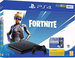 Sony Playstation 4 Slim 500GB (Black) + FORTNITE NEO VERSA BUNDLE