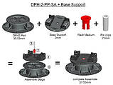 DPH-BATTEN Buzon DPH-KIT-4 Базова засувка для лаги DCW-2B. Кріплення терасної дошки на лаги, фото 2