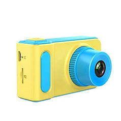 Фотоапарат дитячий HLV Photo Camera Kids V7 5369, жовто-блакитний