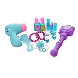 Набір трюмо 661-127 зі стільчиком і сенсорної паличкою, 14 аксесуарів, фен на батарейках, фото 2