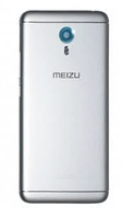 Задняя крышка для Meizu M3 Note (L681H), серебристая, оригинал