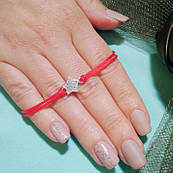 Срібний браслет із зірочкою