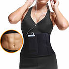 Пояс для схуднення Fitness Belt чорний, фото 3