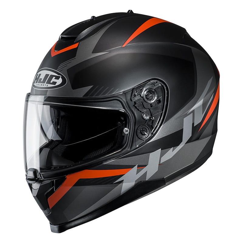 Мотошолом HJC C70 Troky (жовтогарячий)