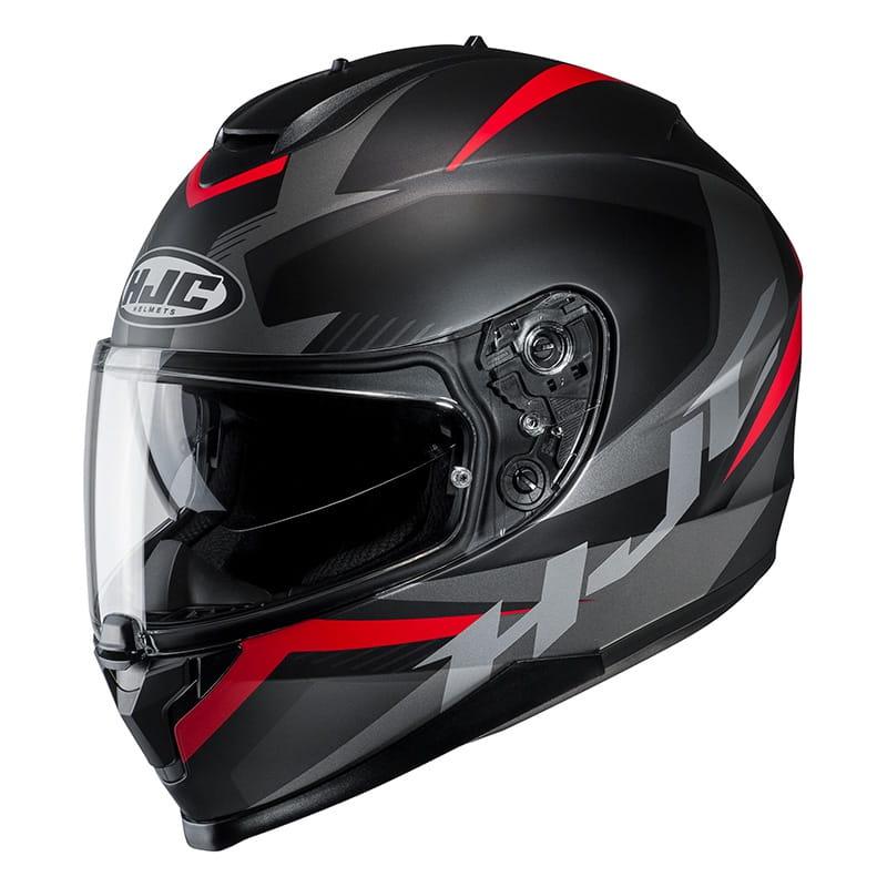Мотошолом HJC C70 Troky (червоний)