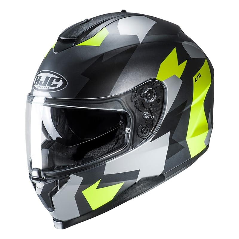 Мотошолом HJC C70 Valon (жовтий)