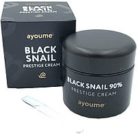 Антивіковий крем із чорним равликом і пептидами Ayoume Black Snail Prestige Cream 70 мл