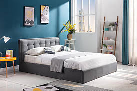 Ліжко PADVA 160 з підьомний механізм сірий Halmar