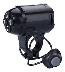 Велосипедний дзвінок сигналізація Sunding SD - 603 Чорний