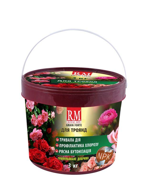Добриво для троянд 3 кг Royal Mix GRANE FORTE Україна