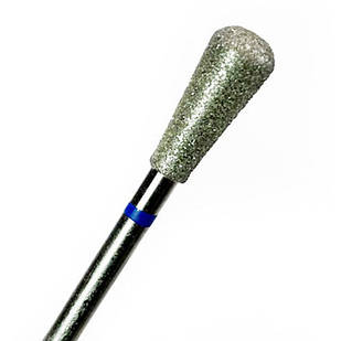 Фреза для фрезера для манікюру і педикюру алмазна Груша 2.3мм синя