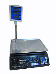 Ваги торгові електронні Спартак 208 до 50 кг з калькулятором + стійка (N003810)