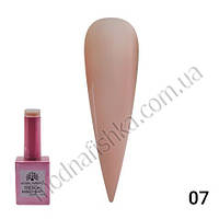 Global Fashion Каучукова база для гель-лаку френч, Rubber Base Coat French 07, 15 мл.