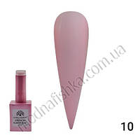 Global Fashion Каучукова база для гель-лаку френч, Rubber Base Coat French 10, 15 мл.