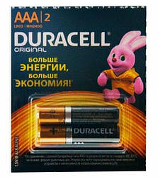Міні пальчикові Батарейки Duracell LR03 ААА 2 шт (N010438)