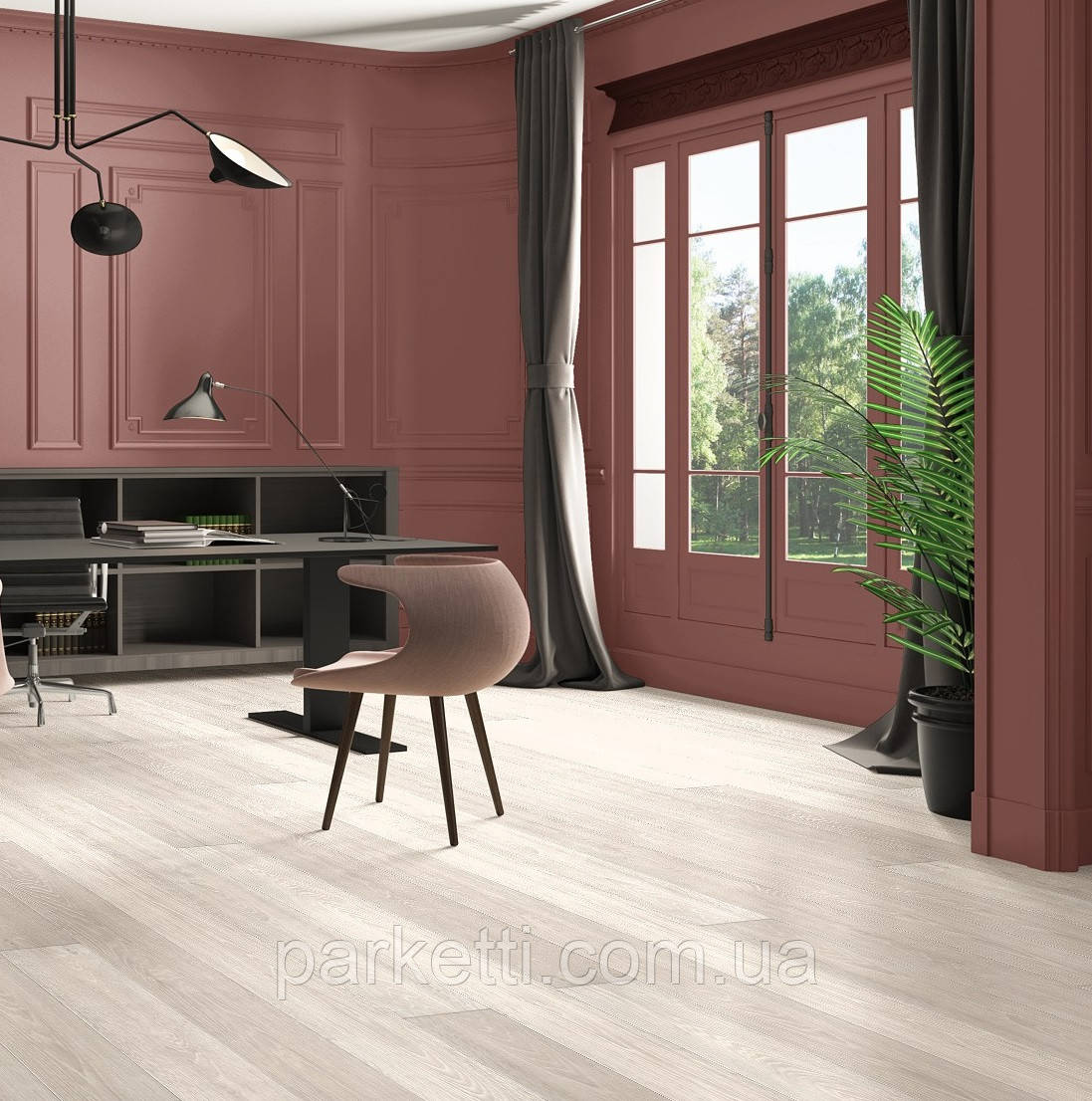 Quick-Step LPU3985 Largo Дошка білого вінтажного дуба ламінат
