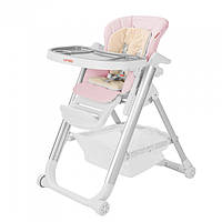 Стульчик для кормления детский многофункциональный CARRELLO Concord SALMON PINK от 0 до 3 лет нежно розовый