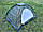 Намет чотиримісний 2*2,5 м водонепроникний для кемпінгу, туризму та риболовлі, колір Хакі R17759, фото 4