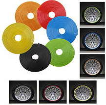 Захисна стрічка - молдинг на литі диски Wheel Pro / Чорна / 7,6 м, фото 5