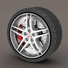 Захисна стрічка - молдинг на литі диски Wheel Pro / Чорна / 7,6 м, фото 3