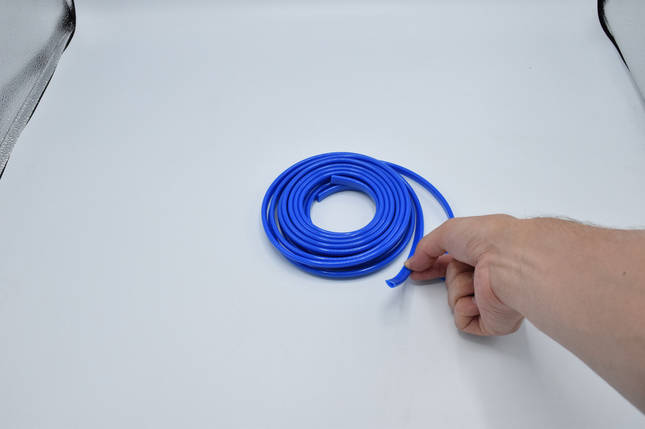 Молдинг "COUPLE" на кромку дверей/капота/багажника (торцевий молдинг+3m скотч) / Синій / 5м, фото 2