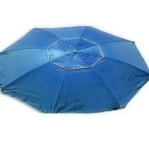 Зонт пляжний антиветер d2.0м срібло Stenson MH-2684 Blue, фото 1