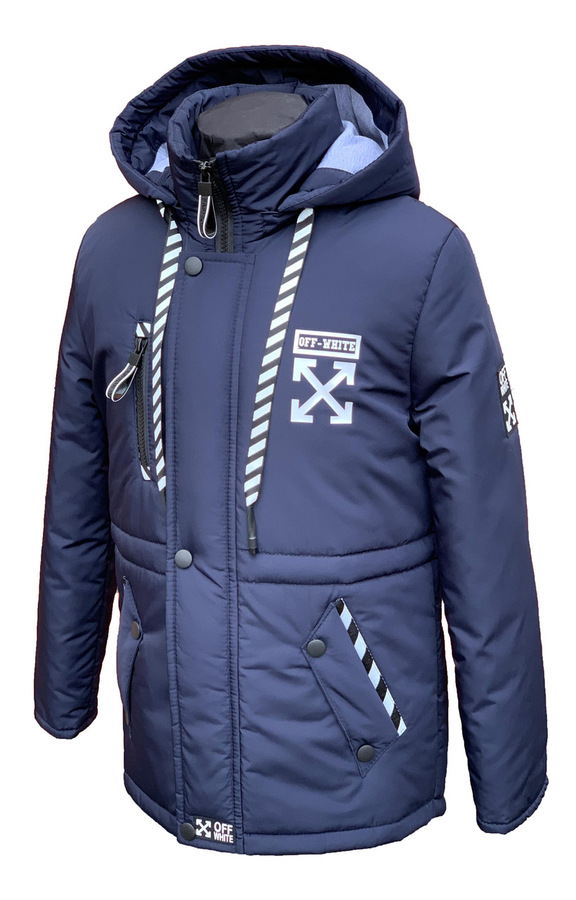 Куртка демисезонная OffWhite для мальчика подростка 36-46рр (135 ...