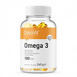 Жирні кислоти OstroVit OMEGA 3 180 капсул, фото 3