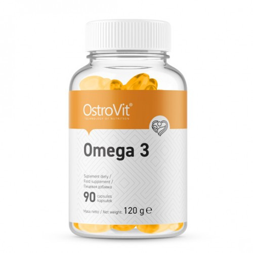 Жирні кислоти OstroVit OMEGA 3 90 капсул