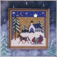 Набор для вышивания "Sleigh Ride//Поездка на санях" Mill Hill MHCB192