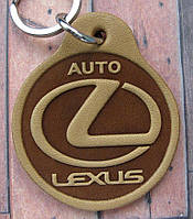 Автобрелок из кожи Lexus Лексус брелок для ключей