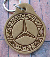 Автобрелок из кожи Mercedes Мерседес брелок для ключей