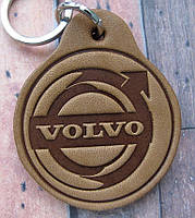 Автобрелок из кожи Volvo Вольво брелок для ключей