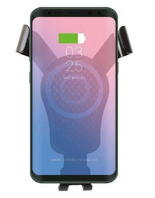 Автотримач з бездротовою зарядкою Holder HLV HWC3 Wireless charger Black (N010004), фото 2