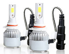 Комплект автомобільних LED ламп HLV C6 в туманки 9005