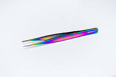 Пінцет прямий INFINITY, колір мультиколор