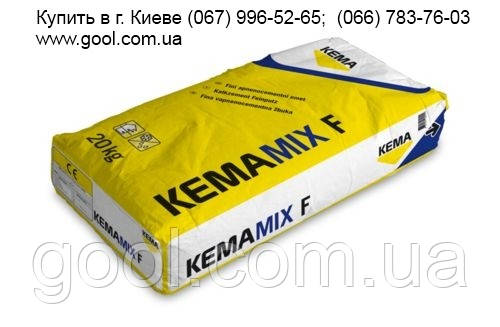 Штукатурка декоративна мінеральна KEMAMIX F "короїд" 2 мм. у мішках 25 кг