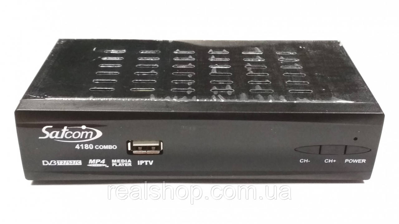 Satcom 4180 Combo HD DVB-S2/T2 ресивер (обучаемый пульт) + бесплатная прошивка! - фото 2 - id-p1121061017