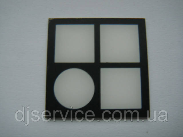 Значок, наклейка, логотип 40x40mm на сітку колонки D&B AudioTechnik, фото 1