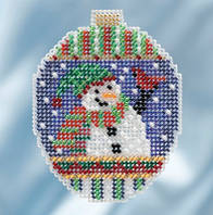 Набор для вышивания "Snowman Greetings//Приветствие снеговика" Mill Hill MH211811
