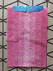 Набір для ванни 60*90+60*50см MAKARON мікрофібра Рожевий
