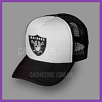 Кепка Тракер Oakland Raiders 'Legend Logo' | Черная с белым лбом